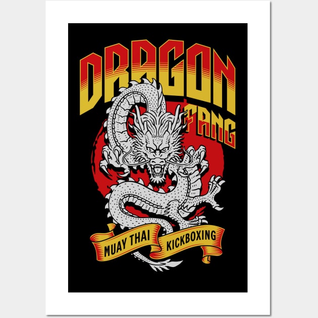 Dragon Fang Muay Thai Wall Art by Evergreen Market